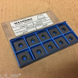 Pack of 10 New Maydown AND2717 Grade: T70 Carbide Inserts CI1