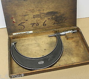 Moore & Wright 966 5" - 6" External Outside Micrometer In Box ME299