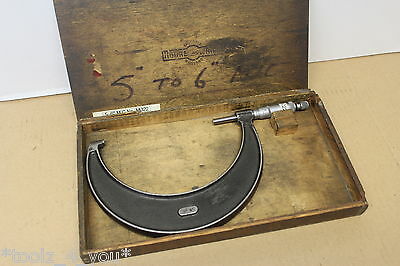 Moore & Wright 966 5" - 6" External Outside Micrometer In Box ME299