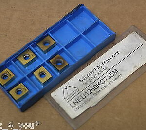 6x New Maydown LNEU1250KC735M Carbide Inserts For Milling CI554