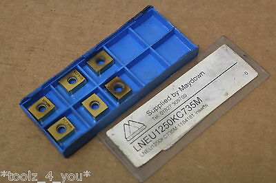 6x New Maydown LNEU1250KC735M Carbide Inserts For Milling CI554
