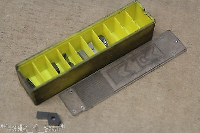6x New Kennametal 6.27201L002 KM4 Carbide Inserts For Parting/Grooving CI620