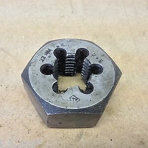 LTE M22 x 2.50 Metric 1.78" Across Flats Die Nut (v)