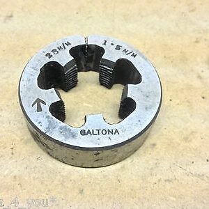 Galtona M28 x 1.50 Metric Fine 2 1/4" OD Die In Wax (v)
