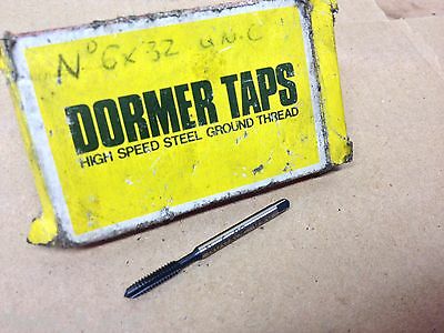 New Dormer HSS No. 6 x 32 Tpi UNC Spiral Point Machine Tap ET637