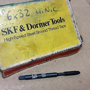 New SKF HSS No. 6 x 32 Tpi UNC Spiral Point Machine Tap ET638