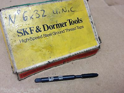 New SKF HSS No. 6 x 32 Tpi UNC Spiral Point Machine Tap ET638