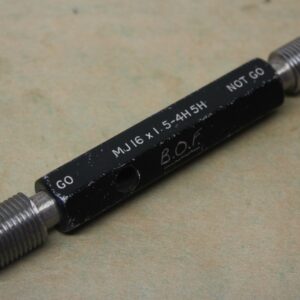 Headland MJ16 x 1.5 4H-6H GO NOGO Thread Plug Gauge ME963
