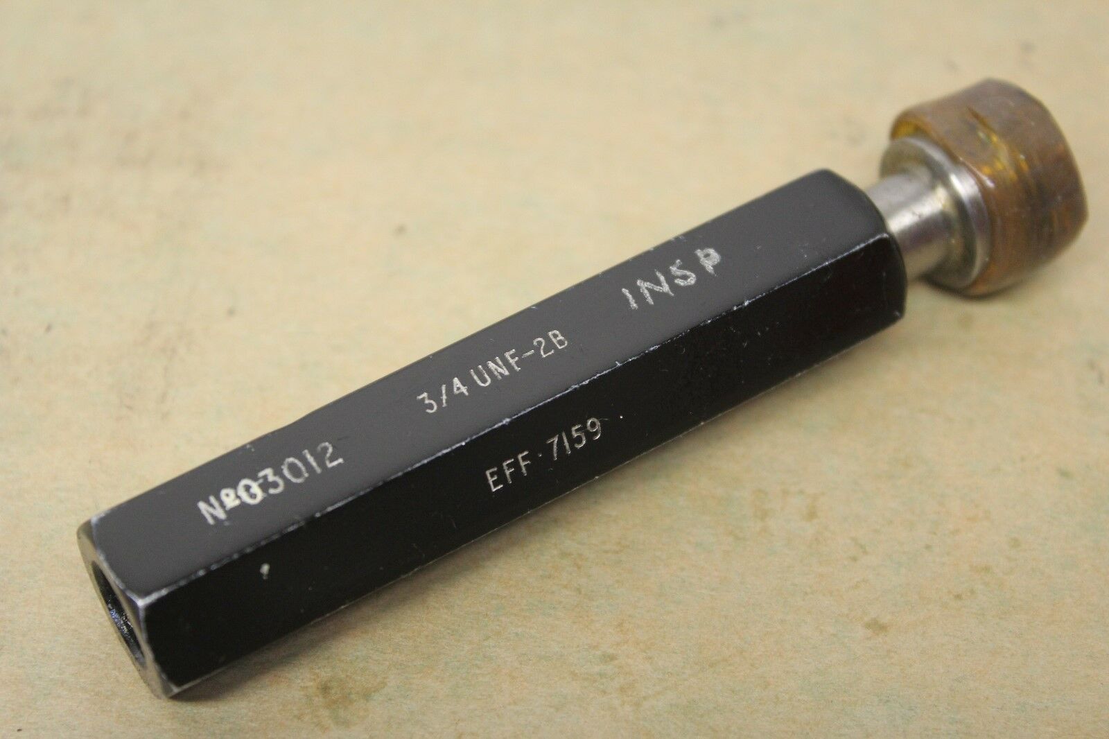 CEJ 3/4" x 16 Tpi UNF 2B NOGO Screw Thread Plug Gauge ME1029