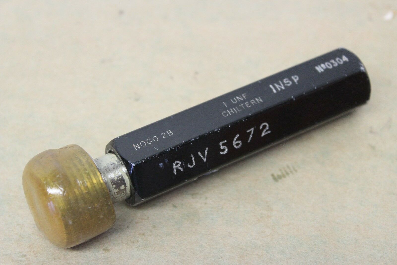 Chiltern 1" x 12 Tpi UNF 2B NOGO Screw Thread Plug Gauge ME1032