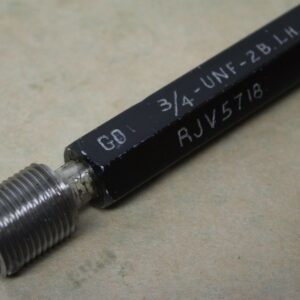 Horstmann 3/4" x 16 Tpi 2B UNF Left Hand GO Thread Plug Gauge ME1038