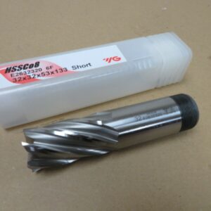 YG 32mm 6 Flute HSSCo8 Centre Cutting End Mill 32x32x53x133 E2632320