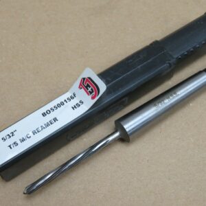 Taylor & Jones HSS 5/32" More Taper Shank MT1 Machine Reamer