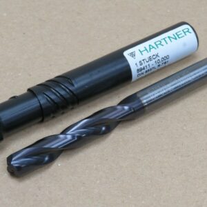 Hartner 89411-10.00 10.0mm Solid Carbide Through Coolant Drill
