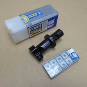 ISCAR ETS D54-19-CF4-R17-4316 T-Slot End Mill & 10x Carbide Inserts IMC534