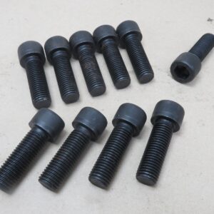 10x M22 x 60mm Long Grade 12.9 Self Colour Socket Head Cap Screw SHCS