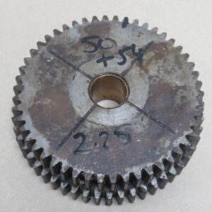 54T & 50T 2.25 MOD Double Spur Gear For Milling Lathe Machine BLA2