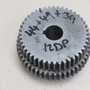39T 49T 44T 12DP Triple Spur Gear 1" Keyed Bore For Lathe Milling Machine BLA2