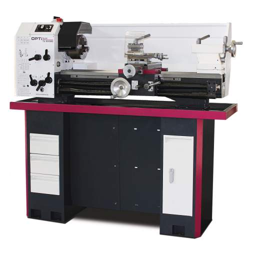 NEW Optimum OPTIturn TU 3008G Manual Metalworking Lathe (3 Phase 400v)