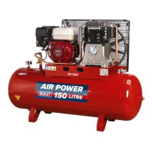 150L Belt Drive Air Compressor with Petrol Engine 6.5hp