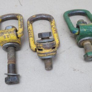 3x YOKE 2.5 TON SWIVEL EYE BOLTS M20 THREAD