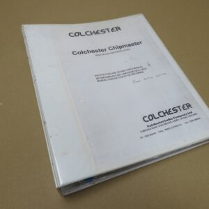 Colchester Chipmaster Lathe Manual In Ring Binder