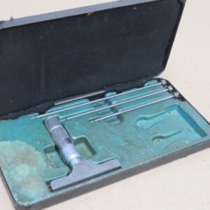 Moore & Wright 0 - 3" Depth Micrometer In Box ME4377