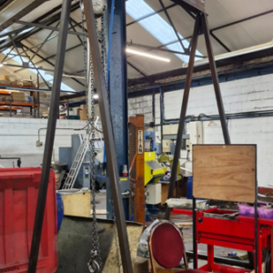 PORTABLE A FRAME CRANE With Hoist Workshop Garage